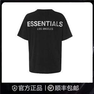 【官网现货】fear of god 复线los angeles 洛杉矶限定fog短袖t恤