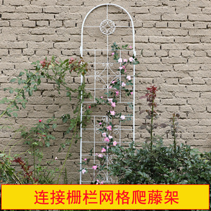 爬藤架网格花墙铁艺花架月季铁线莲攀爬架户外植物花支架子庭院