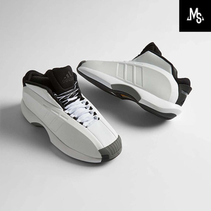 阿迪达斯adidas crazy 1 科比复刻白黑复古中帮面包篮球鞋gy3810