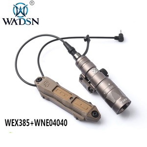 战术沃德森SFM600W/M300W强光手电筒带频闪爆闪双控鼠尾线控套装