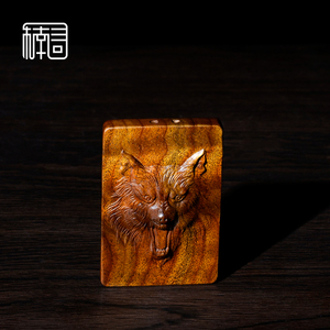 002人付款淘宝木雕3d模型摆件stl/obj四轴圆雕图狼头勋章挂件吊坠纪念