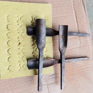 打纸铜钱凿子冥币工具悼念祭祀纸印子打钱印子神器纸凿子烧纸硪子