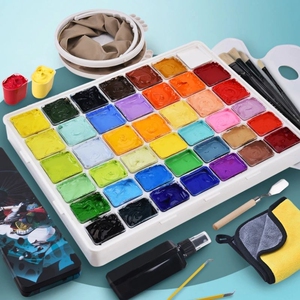 青竹水粉颜料黑