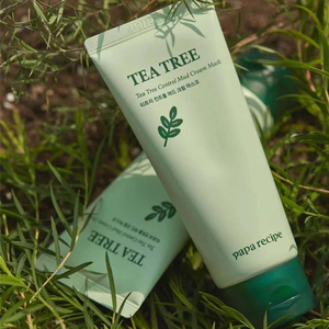 魏你好韩国春雨茄子茶树泥膜涂抹面膜深层清洁毛孔去黑头粉刺管状