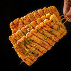 豆腐串20串拉丝豆腐烧烤串兰花干串干豆腐关东煮麻辣烫商用火锅串