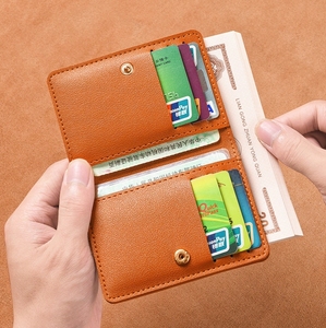 女生小钱包女款软皮短夹韩版轻薄折叠钱夹新款放卡的卡包证件卡套