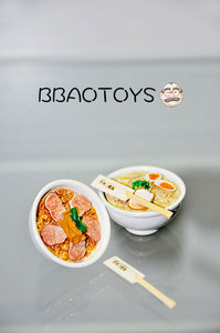 日本正版散货食玩  过家家玩具 豚骨拉面 罗宋汤拉面玩具