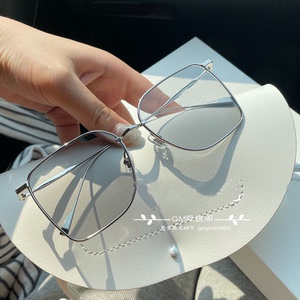 reme新品gm墨镜女太阳镜男透明果冻色可配近视镜片眼镜框架maron