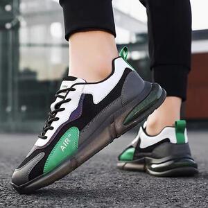 新风尚潮鞋2022夏季爆款男鞋时尚休闲百搭运动系带圆头板鞋男2216