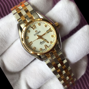 梅花手表女全自动机械表女数字表盘间金钢带83933 sy-323官方女表