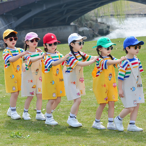 六一儿童演出服男童女童背带裤套装幼儿园小学生合唱毕业服表演服