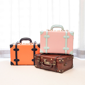 手提复古密码箱行李箱小登机旅行箱商务手提箱礼物收纳盒16寸18寸