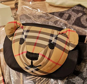 burberry/博柏利 小熊腰包 西班牙真品 直播代购不退不换