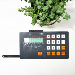 定制加油机键盘按键薄膜开关面板|车载加气机触摸pet鼓包贴膜