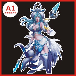 王者荣耀kt板镂空拍照游戏人像人物人形立牌卡通明星展示牌道具