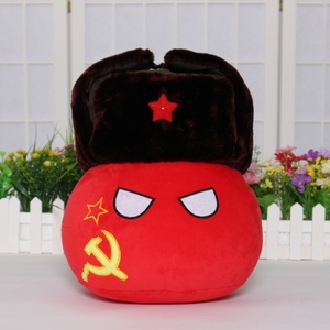 熊出没的森林淘宝波兰球国家球中国苏联团子抱枕二次元周边cos公仔