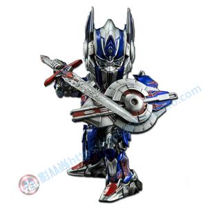 herocross合金q版擎天柱模型手办 变形金刚 孩之宝金属汽车人现货