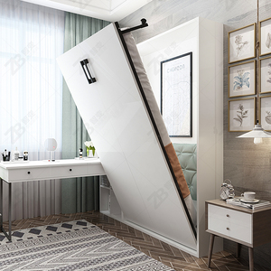 智变自动腿隐形床折叠床柜一体 全屋定制电动翻床多功能不占空间