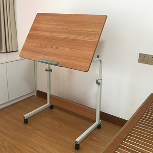 可倾斜书桌床上可调节高度角度升降桌斜面工作台学习写字倾斜桌子