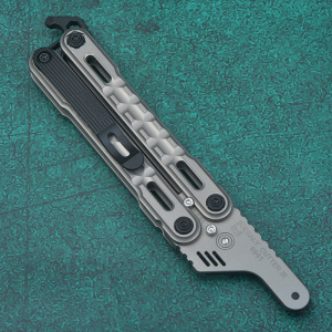 德国博士锐鲨钛合金美工刀 老九小甩防身edc多功能工具折叠刀随身