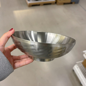 加厚304不锈钢拉面碗双层隔热面碗防滑螺纹纹理螺蛳粉麻辣烫汤碗