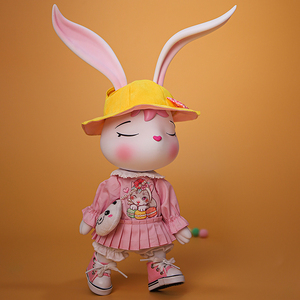 徳必胜动漫卡通兔子手办女生二次元公仔关节可动潮玩摆件创意礼物