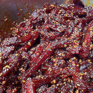 四川宜宾筠连特产熏牛肉干 麻辣肉爽口小吃 熟食 香辣牛肉250克