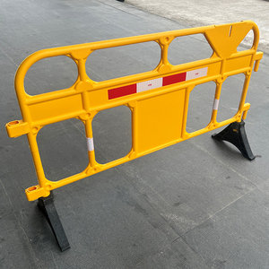 市政工程施工建筑工地车间厂房马路隔离塑料移动围栏护栏铁马胶马