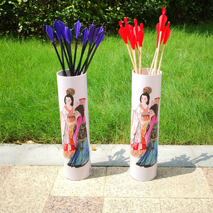 橡皮头真羽软胶投壶羽毛箭春节游戏道具投壶传统节日元旦