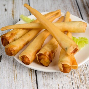 西餐象牙鲜虾卷卷