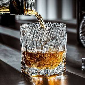 高级感威士忌酒杯创意个性水晶洋酒杯微醺玻璃杯高颜值氛围感酒杯
