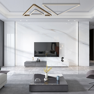 竹木纤维护墙板电视背景墙定制简约客厅沙发餐厅仿大理石碳晶板材