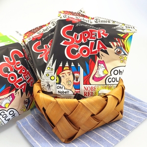 日本进口 乐倍尔l超酸劲爆可乐糖super cola 三层夹心糖88g