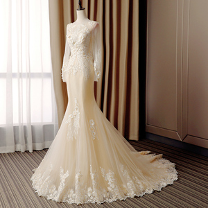 婚纱鱼尾裙梦幻