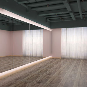 室内健身镜舞蹈室镜子墙贴墙玻璃大练功房形体家用教室整面健身瑜