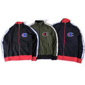 美版现货Champion Track Jacket冠军大C串标拉链夹克薄款外套