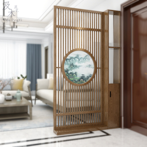 门口屏风隔断中式