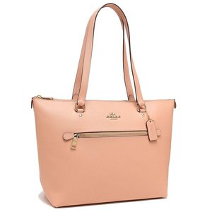 日本直邮coach蔻驰女士单肩包托特包粉色皮革拉链79608 imshl