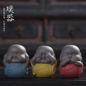 不听不闻不问摆件