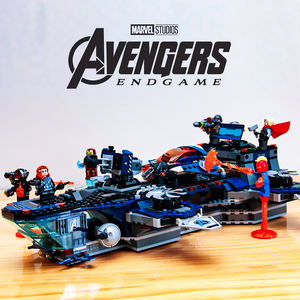 乐高moc复仇者联盟天空航母神盾局航空母舰76153积木玩具钢铁侠男
