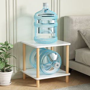 放饮水机的小桌子小柜子置物架落地ins风小茶几设计感方边几角几