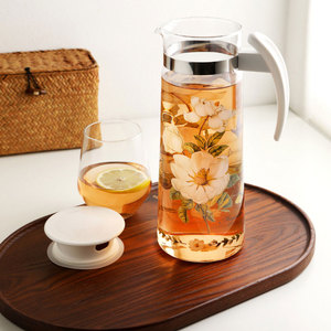 韩国直邮 simax耐热玻璃水瓶 家用开水壶耐高温冰茶大容量冷水壶