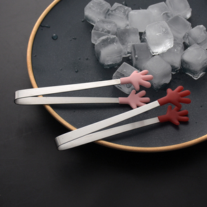 创意可爱硅胶小夹子 方糖冰块硅胶餐夹食物夹 零食夹不脏手小夹