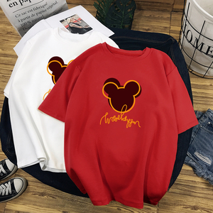 米老鼠t恤女粉色