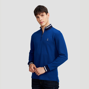 regattaclub赛艇俱乐部男装 新款男士长袖立领t恤青春流行男装