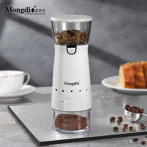 Mongdio磨豆机电动咖啡豆研磨机家用磨咖啡豆机器便携手磨咖啡机