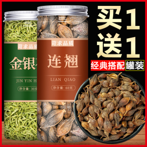 连翘金银花清温茶去火清热解毒排毒降火清肺润肺养肺化痰止咳咽炎