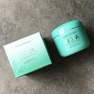 韩国nature republic自然乐园aqua睡眠面膜 懒人免洗补水夜间保湿