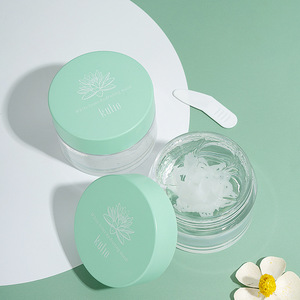 白莲花水凝晚安面膜补水保湿收毛孔涂抹式面膜免洗睡眠面膜