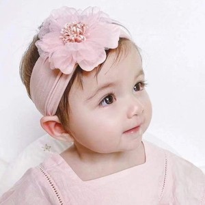 宝宝头围发带婴儿护头囟新生女宝女婴小公主遮脑门心帽薄款蝴蝶结